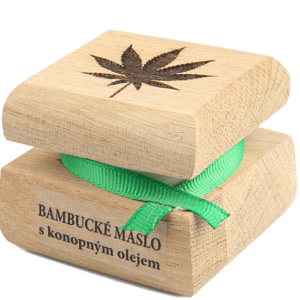 Bambucké tělové máslo s konopným olejem