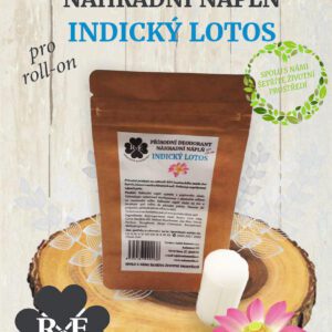 Náhradní náplň do přírodního deodorantu roll-on 22 g - Indický lotos