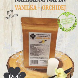 Náhradní náplň do přírodního deodorantu roll-on 22 g - Vanilka a orchidej