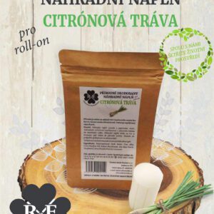 Náhradní náplň do přírodního deodorantu roll-on 22 g - Citrónová tráva