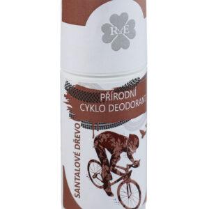 CYKLO PŘÍRODNÍ DEODORANT SANTALOVÉ DŘEVO  PRO FANOUŠKY SILNIČNÍ CYKLISTIKY